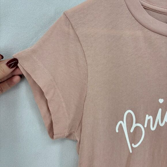 NWT Wildfox Women’s XS Pink Blush Bride Tribe Short Sleeve Crew Neck Tee - Picture 3 of 9